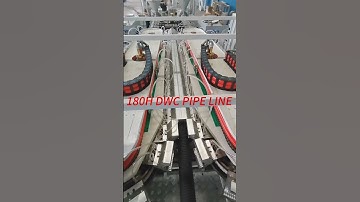 180H HDPE PP high speed horizontal double wall corrugated pipe dwc pipe  machine