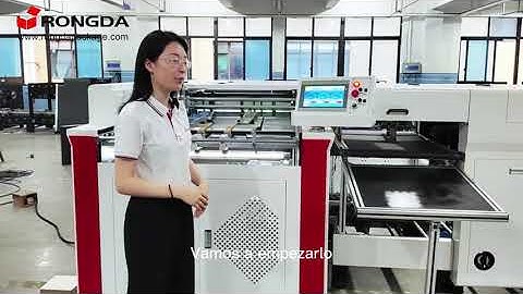 KC970+ Grooving machine - mainly used for making V type groove on cardboard