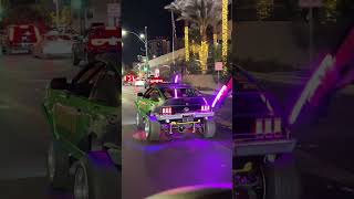 This is The SkunkWerx Engine Roar Flying in Vegas!!! QaukeLED!!! Freakshow Builds!!