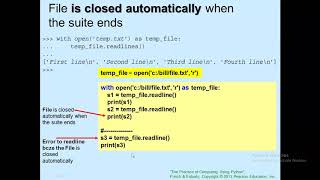 CS111 Python Ch4 files Part 3 Dr Raed 07122020