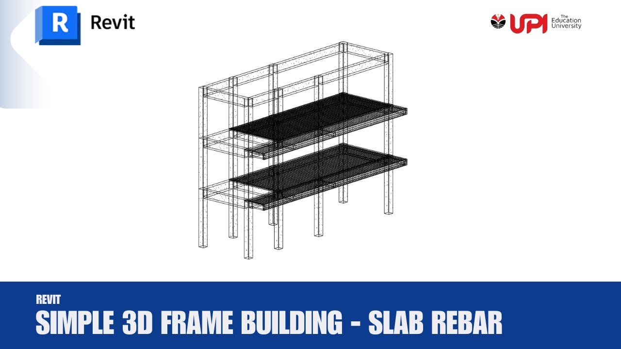 Simple 3D Frame Building - Slab Rebar | Autodesk Revit 2026 - YouTube