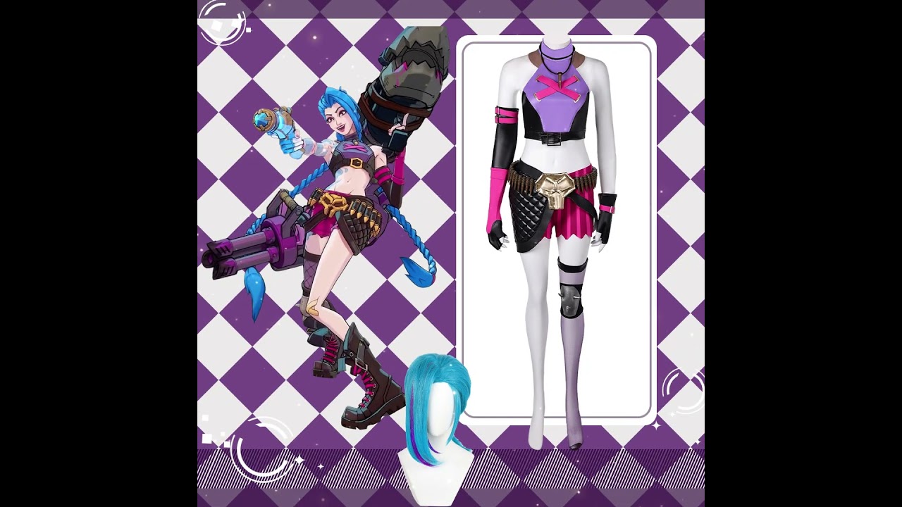 Jinx Cosplay #anime #game #fyp #leagueoflegends #jinx #costume #cos #cosplay #cosplaygirl