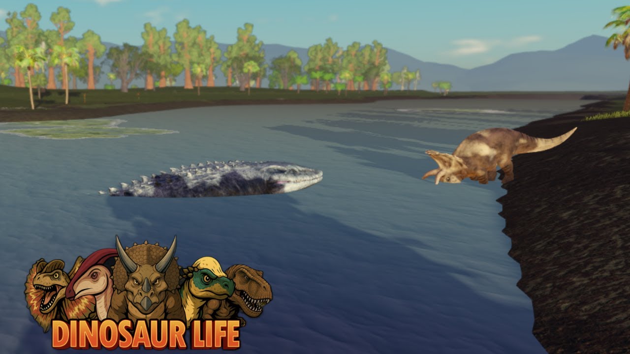 Hunting Players as Mosasaurus in Dinosaur Life ︱Roblox🦖