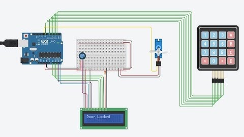 Door Lock Project Using Arduino || On Tinkercad