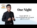 One night    lyric audio