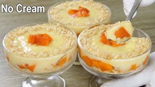 Mango Dessert Recipe | Mango Trifle Delight | Dessert Recipe Without Cream | Easy Custard