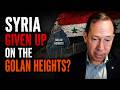 Once Golan Heights Defined the Conflict, Now It's Barely Mentioned | Dr. Nir Boms
