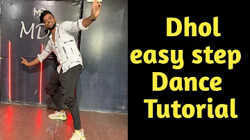Dhol easy dance step//Tutorial//dhol bhangra dance//easy step for dance//Manish Indoriya