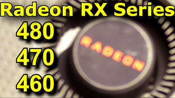 Radeon RX Series Revealed - RX 480, 470, 460