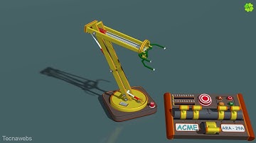 Robotic arm animation test
