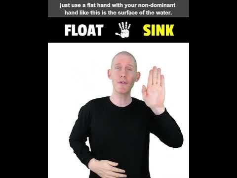 How To Sign FLOAT vs SINK in ASL | American Sign Language - YouTube