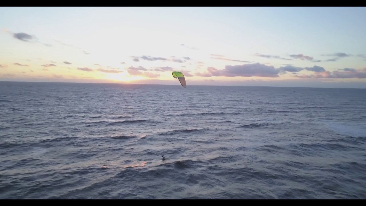 Sunrise Kiteboarding in Jacksonville Beach Florida 4K YouTube