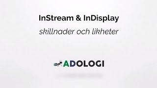 InStream vs InDisplay (AdWords TrueView)