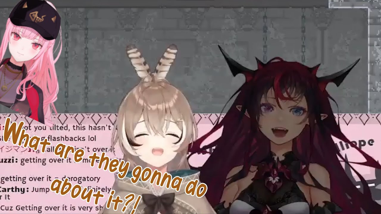 MUMEI IS THE CUTEST REBEL EXPOSED IN CALLI'S JUMP KING STREAM! [HOLOLIVE EN]