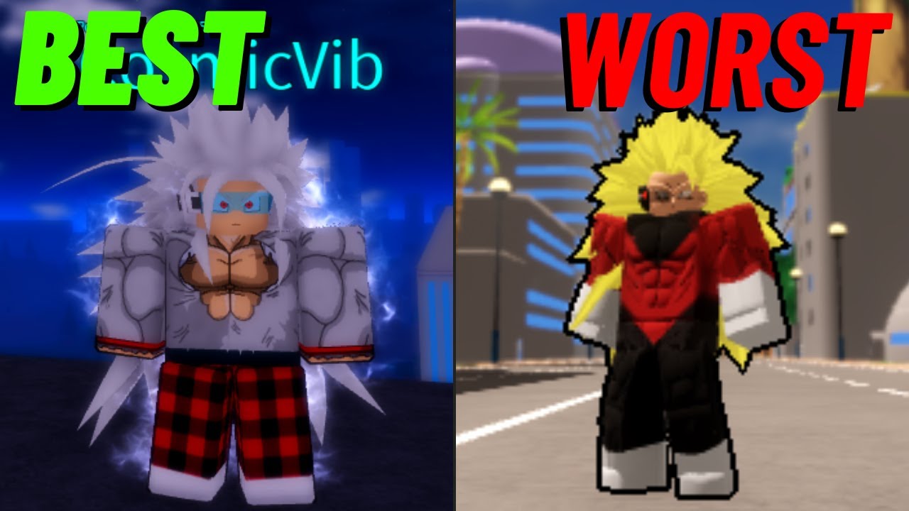 Рейтинг игр Dragon Ball в Roblox