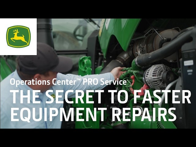 Farmers Explain How Operations Center™ PRO Service Helps Repair Equipment Faster | John Deere