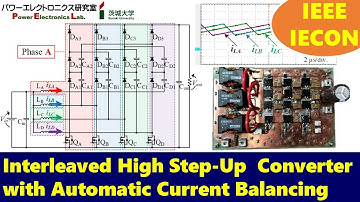 Interleaved High Step-Up Boost Converter with Automatic Current Balancing [Presentation at IECON]