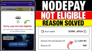 Nodepay Not Eligible Solution 🥳 | Nodepay Coin Price Prediction | Nodepay Token Deposit Binance