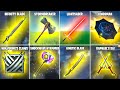 Evolution of all fortnite melee weapons chapter 1 season 1  chapter 5 season 1