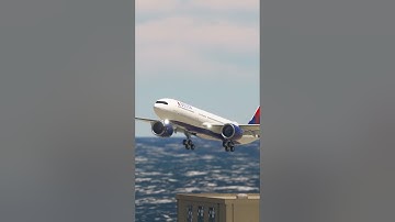 Impossible Landing!!! Amazing View before the Plane Lands at the Airport eps552