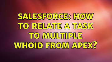 Salesforce: How to relate a task to multiple whoId from apex? (5 Solutions!!)