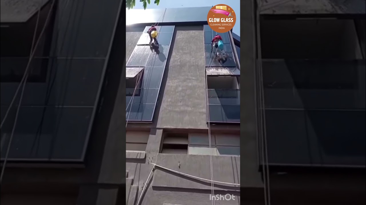 Glow Glass Cleaning Services India✨ Expert Glass & Facade Cleaning ✨ Call  WhatsApp: +91 78424 75050