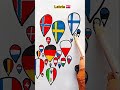 Draw Flag Map of Latvia 🇱🇻 #latvia #flagmap