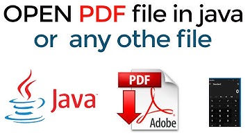 open pdf java | Any other file using java | java for beginners tutorial