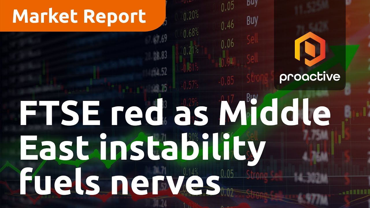 FTSE sees red in early Monday trading as Middle East instability fuels ...