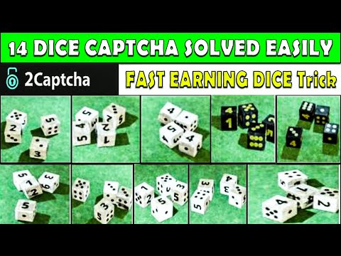 How to Solved 14 Dice Captcha | 59sec Easily | in 2captcha Bot ReCaptcha