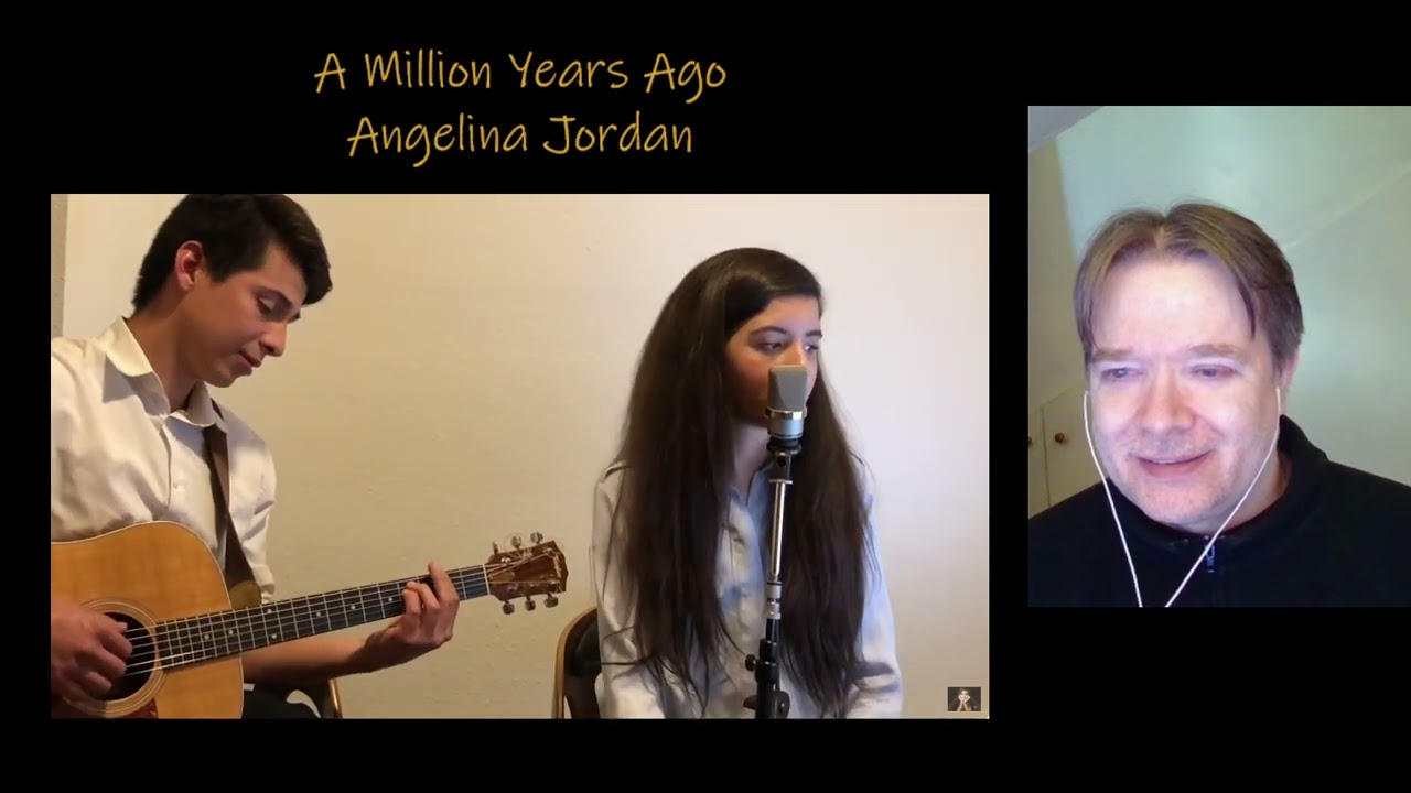 WRITER react to ANGELINA JORDAN - A Million Years Ago