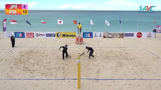 Shiba/Take (JPN) - Rondina/Pons (PHI) 2021 Asian Senior Beach Volleyball Championships