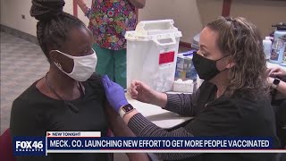 Mecklenburg County is trying a new strategy to get more people in underserved communities vaccinated