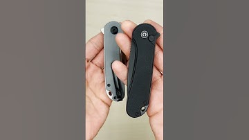 CIVIVI Elementum 2 Button Lock vs Liner Lock Knife