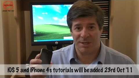 iOS 5 Getting Started, the iPhone 4s and Siri