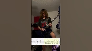 Architecture of aggression guitar solo tab #megadeth #martyfriedman #countdowntoextinction #guitar