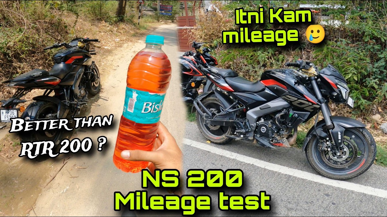 NS 200 BS7 (2024) Mileage Test ⛽: Unexpected Results 🤯 || Him x vlogs #ns200 #pulsar