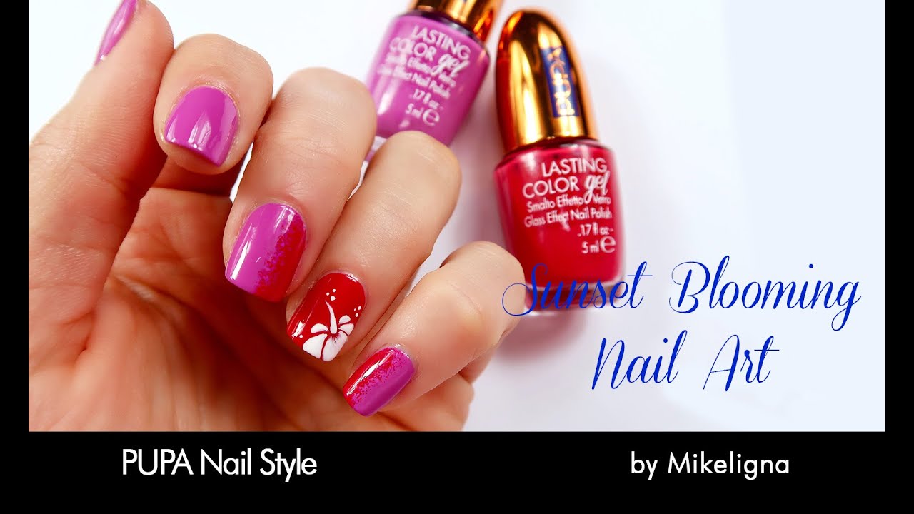 Sunset Blooming #NailArt by Mikeligna | PUPA Nail Style