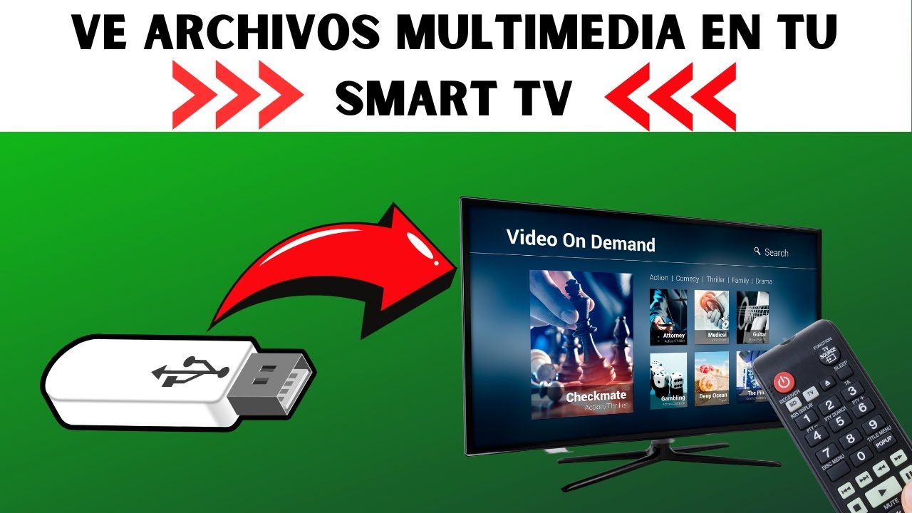 como ver tus archivos multimedia de memoria usb en smart tv 