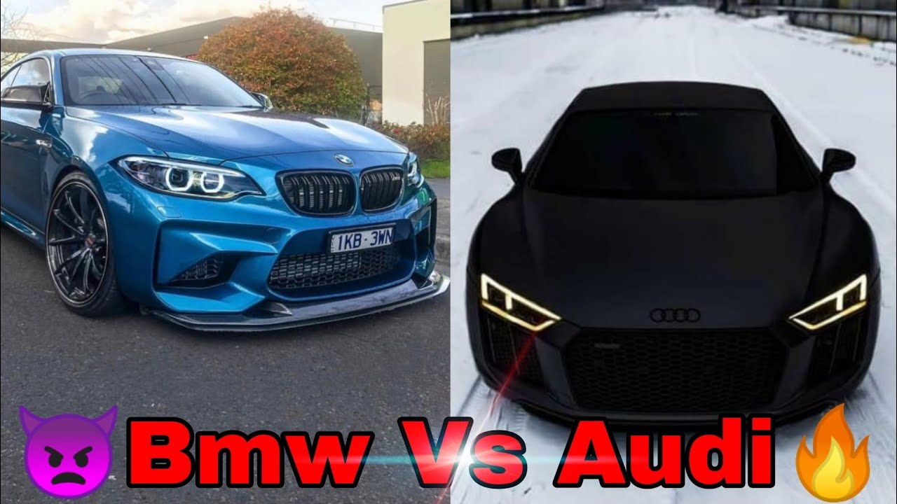 New Modified Bmw👿Vs Audi🔥Car lover Viral video 2021||M.H.A TikTok|# ...