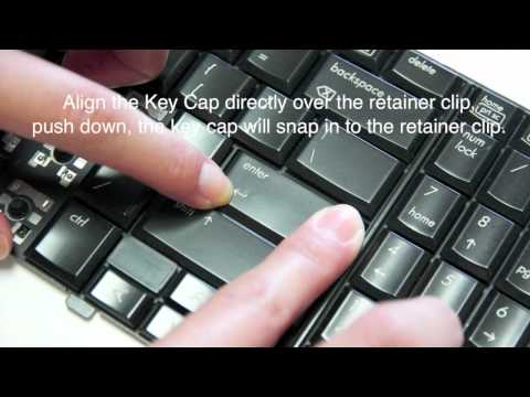 Laptop Key Install Guide  How to repair keyboard keys