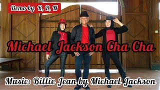 MICHAEL JACKSON CHA CHA| Intermediate Line Dance| Billie Jean by Michael Jackson | December 2021