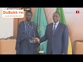 Le prsident diomaye et sonko reus au palais par le prsident macky sall