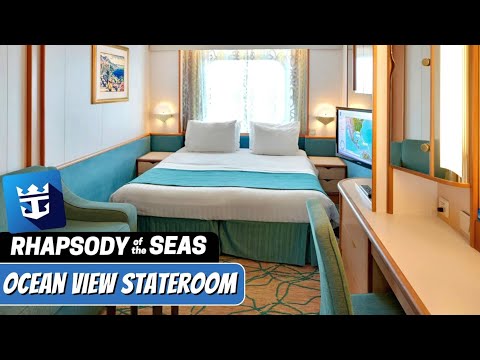 Rhapsody of the Seas Ocean View walkthrough tour