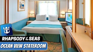 Rhapsody of the Seas | Ocean View Stateroom | Full Walkthrough Tour & Review | 2024