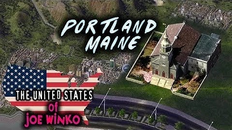 Portland, Maine | United States of Joe Winko 1x82 | SimCity 4 Series | Joe Winko