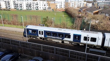 SWR class 701 on test, 5Q51 701014 23/02/21