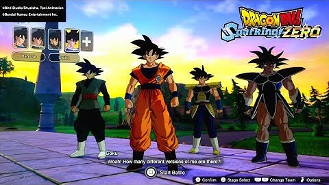 DRAGON BALL: Sparking! ZERO - Friends & Family Teams Unique Interactions