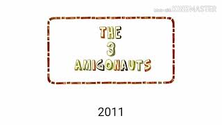 Evolution Of 3 Amigonauts Logo 2009-2020