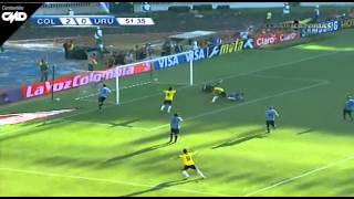 Colombia goleo 4-0 a Uruguay eliminatorias Brasil  07-09-2012